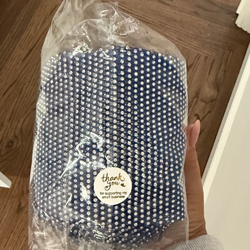 Blue Polka Dot Fabric
